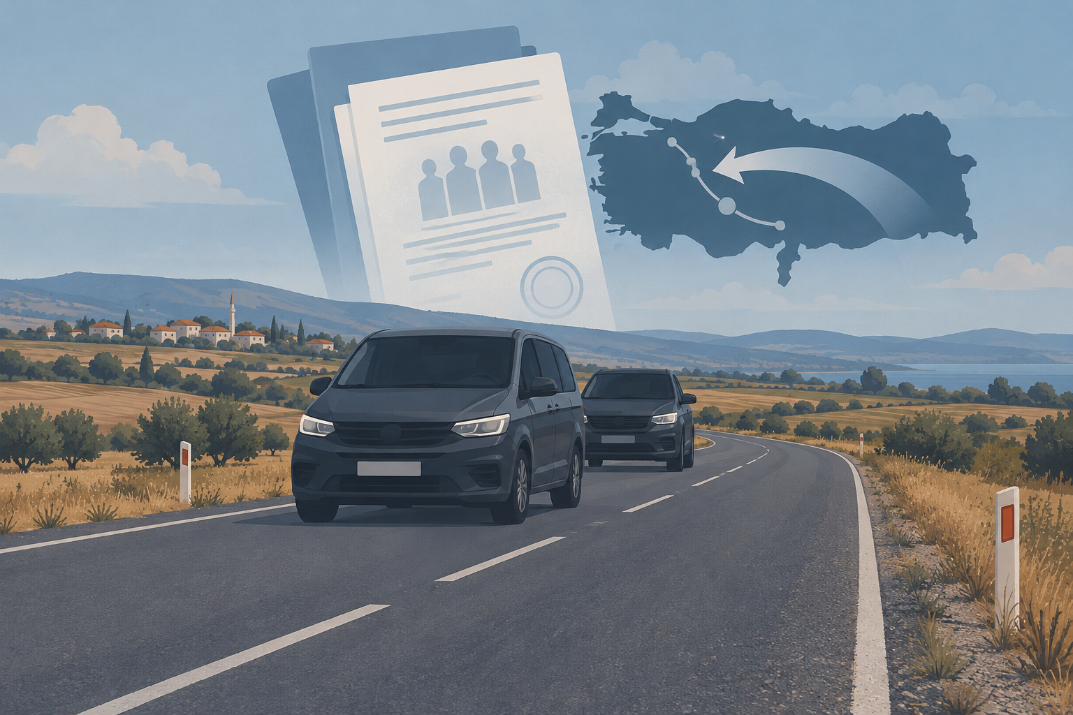 Ezine’de yakalanan 31 düzensiz göçmen Ayvacık’a sevk edildi