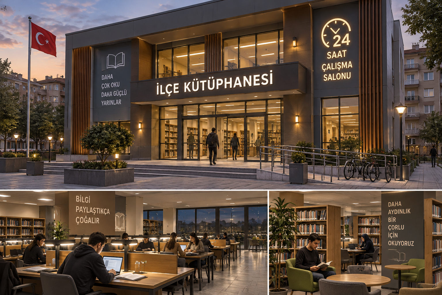 İlçe kütüphanesi yenilendi